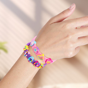 Dropshipping Shopify Kids DIY Bead Bracelet Making Kit Alphabet Letter Cartoon Jewelry Creative Educational <b>Gift</b> For Girls - Product Image 4