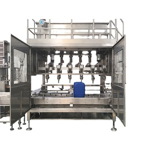 5-<span class=keywords><strong>40L</strong></span> PLC contrôlé baril en plastique <span class=keywords><strong>Jerrycan</strong></span> petit trou automatique liquide Machine nettoyage chimique miel huile engrenage moteur bouteille - Product Image 3