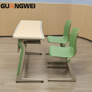 Juego <span class=keywords><strong>de</strong></span> Escritorio y Silla <span class=keywords><strong>de</strong></span> Estudio Ajustable Moderno <span class=keywords><strong>de</strong></span> <span class=keywords><strong>Dos</strong></span> Plazas GUANGWEI para Estudiantes Escolares - Product Image 3