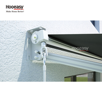 Auvents rétractables en aluminium pour applications commerciales et résidentielles Hooeasy, pare-soleil imperméable, auvent à cassette pliable pour toit