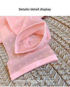 2025 printemps été Style Preppy JK long sur le genou cuisse <span class=keywords><strong>bas</strong></span> 15D mince transparent à <span class=keywords><strong>pois</strong></span> tricoté l chaussettes - Product Image 6