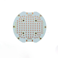 Placa Led PCB personalizada, lámpara PCB de aluminio, fuente de luz, placa de corte de doble cara, diseño de placa de circuito y fábrica de desarrollo