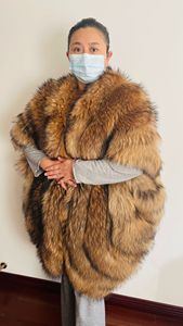 Abrigo de Piel de Mapache de Moda, Abrigos de Mujer - Product Image 4