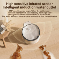 Distributeur d'eau pour animaux de compagnie en gros Advanced Smart Keep Water Fresh Céramique Bols de fontaine d'eau pour chat de grande capacité