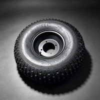 Pneu ATV sans chambre à air de 8 pouces avec jante en acier 19x7-8 avant 18x9.50-8 arrière Ensemble de roues tout-terrain pour buggy de plage