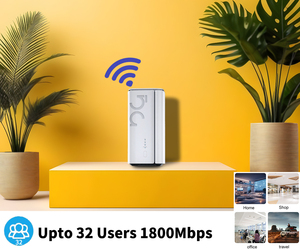 Routeur sans fil domestique 5G SA NSA SIM Gigabit RJ45 Dual Core WiFi6 CPE intérieur Plug&Play Double fréquence Bande large mobile sans fil WEP VPN - Product Image 4