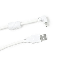 Cable de Carga y Datos USB 2.0 Tipo A Macho a Tipo C Macho con Núcleo de Ferrita, 1.8M, Blanco, PVC, Carga Rápida y Sincronización para Teléfono y Tableta