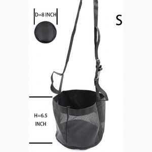 Muestra gratuita: Bolsa para alimento de caballos, bolsa de malla de nailon resistente para grano, correa ajustable con broche duradero y correas elásticas - Product Image 3