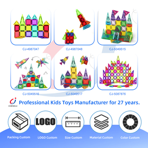 Chengji <span class=keywords><strong>3D</strong></span> Câu Đố Lắp Ráp Đồ Chơi Bộ Mô Hình Giáo Dục Đầy Màu Sắc Gạch Từ Khối Xây Dựng Sáng Tạo Đồ Chơi Xây Dựng - Product Image 4