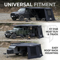 Auvent latéral autoportant SOAR 360 degrés sans pieds, couverture intégrale pour 4x4, SUV, fourgonnette, camion, camping tout-terrain, imperméable