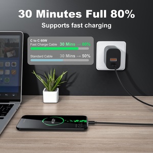 ESEEKGO G-01AB Fast Charging Type-C <b>to</b> Type-C Data <b>Cable</b> 1M 3.3FT Black <b>USB</b>-C <b>to</b> <b>USB</b>-for Laptop Mobile Phones 3.3FT/1M Black - Product Image 6