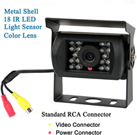 Caméra de recul pour véhicule AHD 1080P avec vision nocturne infrarouge, étanche, 800TVL, 18 IR, 12/24V pour camion, caravane, bus