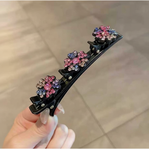 Vendita calda di tendenza forcine per capelli da donna Vintage con perline a forma di fiore con strass a forma di anatra per la decorazione dei capelli - Product Image 2