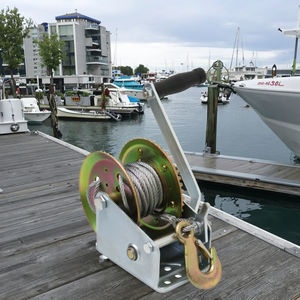 GYATSO kerekan <span class=keywords><strong>Manual</strong></span> tugas berat 1200 LBS kerekan tangan dengan 8m tali kawat untuk Trailer perahu menarik - Product Image 6