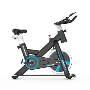 Palestra Logo personalizzato sedile da ciclismo al coperto corpo intelligente forte Fitness 6 Kg volano esercizio pesante pedale domestico bicicletta da Spinning interna