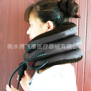 Dispositif de traction cervicale Bofeikang, attelle de cou gonflable, fonctionnement manuel, correcteur de colonne vertébrale de qualité médicale - Product Image 4