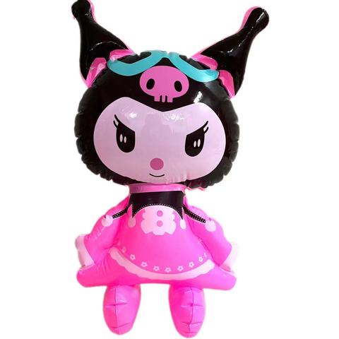 BS-H42 45*28cm Kulomi PVC Inflatable Toy Inflatable Toy Floating Drink Holder Toy Inflatable Snow Doll Steering Wheel Obediently