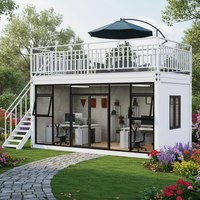 Maison préfabriquée en conteneur de haute qualité, écologique, design contemporain pour appartement et hôtel, construction en acier