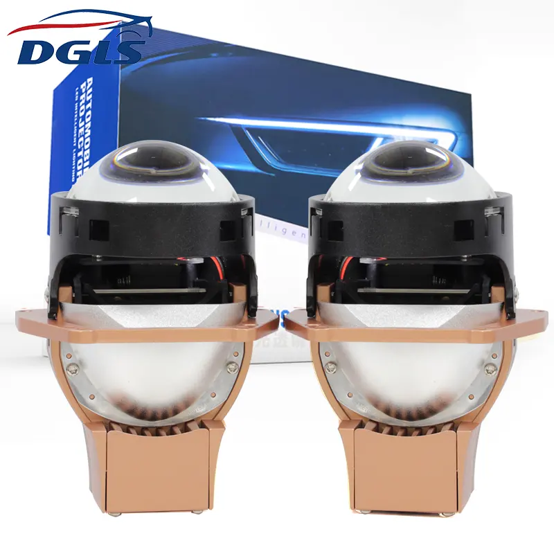 DGLS 140W E160 Car 3.0 inch 12V double light Hi/Lo beam bi led projector lens headlight laser headlights for cars auto bulbs