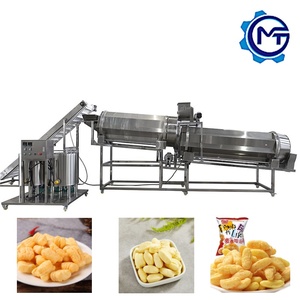 เครื่องทำขนมข้าวโพดอุปกรณ์พ่นและอัดขึ้นรูปพร้อมส่วนประกอบ PLC แหล่งพลังงานไฟฟ้าและก๊าซประสิทธิภาพสูง - Product Image 5