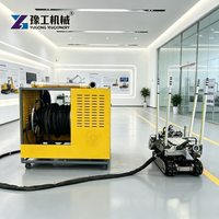 Robot Pengeruk Lumpur Bawah Air untuk Truk Submersible dengan Kabel 200m untuk Lumpur Reservoir Dalam