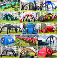 Tente publicitaire portable Tentspace pour l'extérieur, gonflables, logo personnalisé, dimensions personnalisées, pompe à air électrique pour salon professionnel/promotion