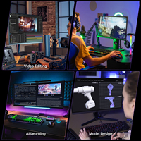 PC para Juegos de Formato Pequeño, Intel Core I7-14700F, RTX 4070 12GB, Refrigeración Líquida, DDR5, para Creadores de Contenido, Mini Computadora de Escritorio