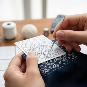 Plantilla <span class=keywords><strong>de</strong></span> Patrón Geométrico Sashiko <span class=keywords><strong>de</strong></span> 4.7 Pulgadas para Dibujar Líneas, Plantillas <span class=keywords><strong>de</strong></span> Acolchado para Coser, Acolchado a Mano y Bordado - Product Image 5