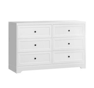 Современный дуб белый 6 ящиков нагрудный шкаф спальня комод деревянный шкаф для гостиной комод - Product Image 1