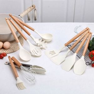 Chufei Kitchen Accessories Cooking <b>Tools</b> <b>Silicone</b> Utensil Set of 33 Pieces with Storage Bucket Color Box - Product Image 2