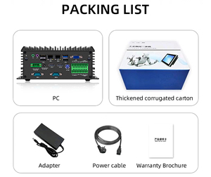 Mini PC industriel embarqué en alliage <span class=keywords><strong>d</strong></span>'aluminium, dissipant la chaleur, Intel Core i7, Windows, Linux, Ubuntu, mini ordinateur de bureau - Product Image 6
