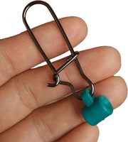 Peluncur Pemberat Senar Pancing # 8 Duo Lock Snap Stainless Steel 110-220LB Lure Quick Snap Klip Pancing Ganti Cepat