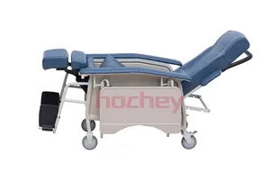 Hochey High Quality Electric Adjustable Hospital Medical Patient Blood Collection Donor Dialysis Chair For Sale