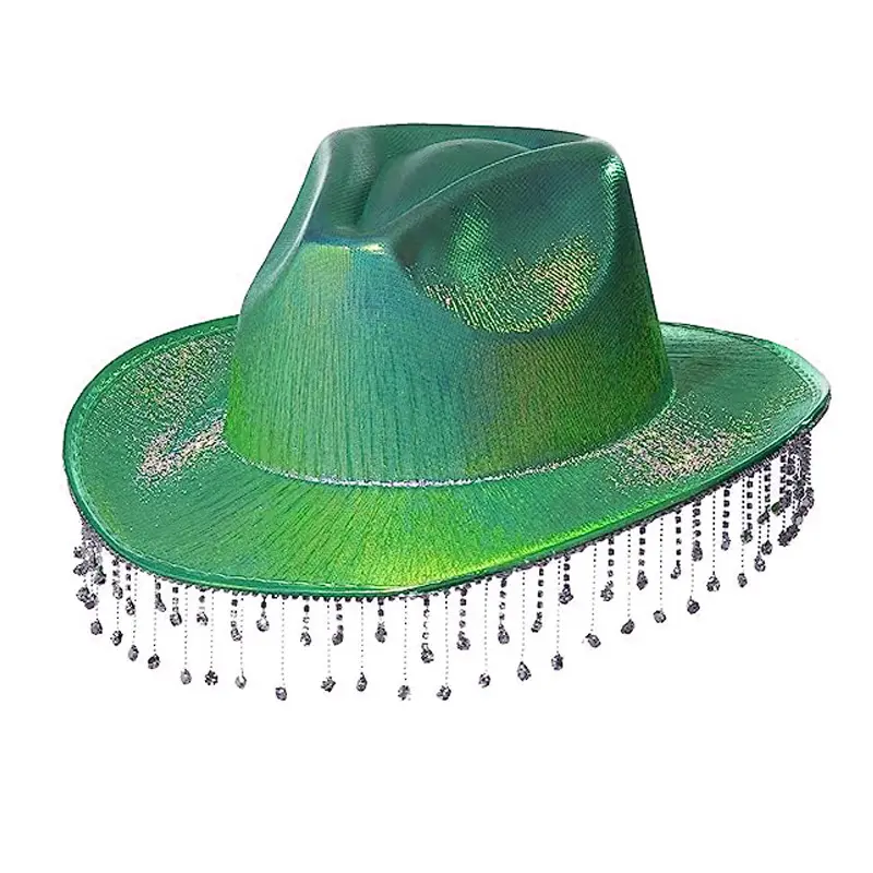 Cappello da Cowboy con sfera da discoteca,