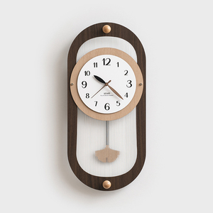 Wozoom phòng khách con lắc đồng hồ đơn giản lá con lắc đồng hồ thời trang trang trí nhà văn phòng nghệ thuật hiện đại độc quyền sáng tạo - Product Image 3