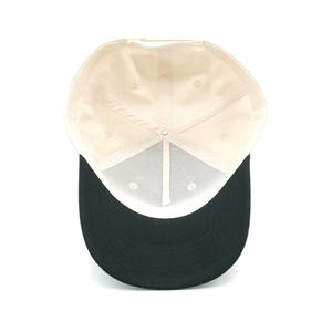 Two Tone 5 Panel Baseball <b>Cap</b> Custom Embroidery Logo <b>Vintage</b> Suede Brim Structured Sports Hat Unisex Blank <b>Cap</b> - Product Image 5