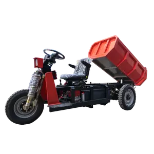 Huansheng Adult Electric Tractor Mini Dumper Dumper Tricycle For Cargo Mini Dumper Truck