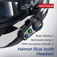 Casque intelligent multifonctionnel Q18 avec Bluetooth, puce Qualcomm double cœur, BT 5.0/5.3, accessoires pour interphone moto