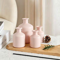 Bouteille diffuseur à bâtonnets en verre transparent en gros – Bouteille vide de luxe en verre pour diffuseur d'huiles aromatiques