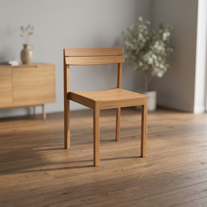 Chaise de salle à manger d'extérieur moderne en teck massif, imperméable, écologique et durable, avec pieds sabre, pour OEM - Product Image 3