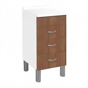 Armoire à 3 tiroirs Base 3, 40x50 cm, teck, rangement de cuisine - Product Image 3