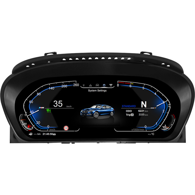 Smart Car LCD Instrument Digital Cluster Panel Speed Display for BMW E60