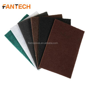 6 ''x 9'' 8698 vừa Grit màu xanh lá cây không dệt tay Miếng Cọ Rửa <span class=keywords><strong>Pad</strong></span> - Product Image 4