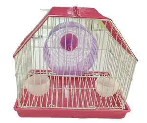 Small mini hamster cage made of metal for sale