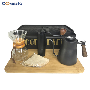 <span class=keywords><strong>Meilleure</strong></span> vente Verser sur le café goutte à goutte Kit d'accessoires Portable en acier inoxydable filtre café Sever sac de voyage - Product Image 3