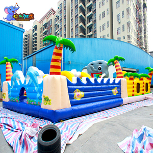 Personalización de fábrica, tema de animales de <span class=keywords><strong>playa</strong></span>, <span class=keywords><strong>castillo</strong></span> inflable, casa de rebote, <span class=keywords><strong>castillo</strong></span> inflable para niños, trampolín inflable - Product Image 3