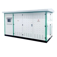 Subestación Prefabricada Tipo Caja de Estilo Europeo HS, Cuarto de Distribución Completo, Cabina Fotovoltaica RZ-XB 400kva IP23 Transformador