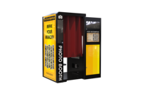Photomaton Commercial Style Disco, Machine Interactive pour Selfies avec Imprimante Rapide et Appareil Photo Reflex Numérique pour Promotion d'Événements