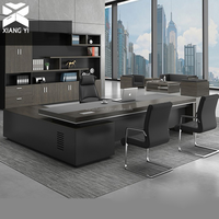 Bureau de Direction Moderne de Luxe pour Manager Patron – Table Exécutive de Bureau
