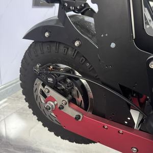 Guardabarros para Scooter Eléctrico, Estilo Fibra de Carbono, Totalmente Negro, Guardabarros Delantero y Trasero de Plástico, Fácil Instalación - Product Image 2